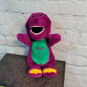 Vintage Lyons Barney Dinosaur I Love You Singing Musical Plush Stuffed Toy